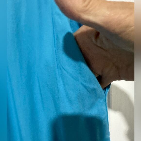 Victoriouslogan The Drop  Women's Wide Leg Pull On Pant Blue Large - Picture 6 of 16